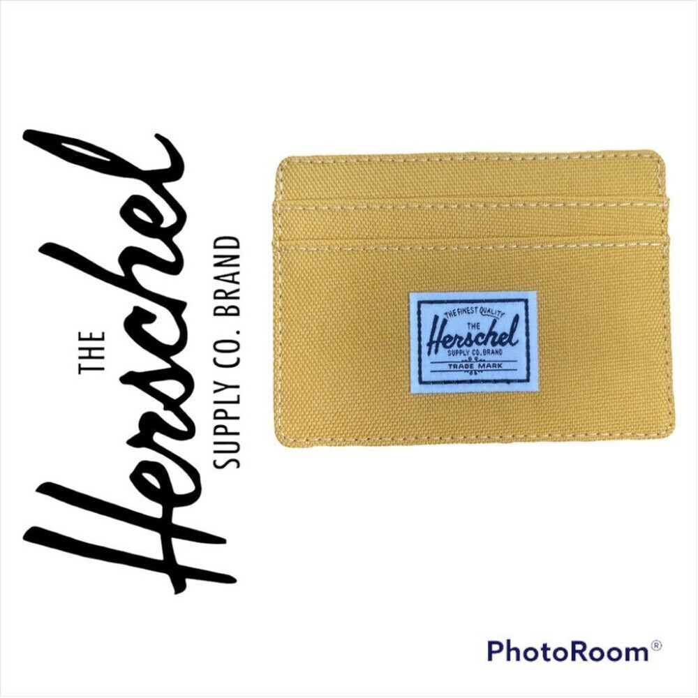 NEW Herschel card case yellow​